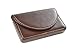 KINGFOM PU Leather Business Card Holder Name Card Case Credit Card Wallet Universal Card Holder with Magnetic Shut Brown(Hold 25 pcs of cards)