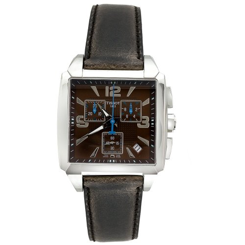 Tissot Men's T0055171629700 Quadrato Chronograph Watch