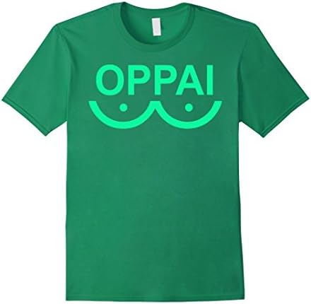 Men's Comedy One Punch Man OPPAI Saitama Funny Sacrastic Tshirt Medium Kelly Green