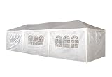 10 x 30 White Party Tent Gazebo Canopy with Sidewalls