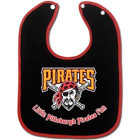 Pittsburgh Pirates Two-Toned Snap Baby Bib
