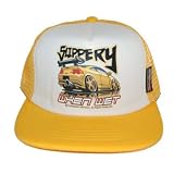 New Acura RSX Slippery When Wet Trucker Hat - Yellow