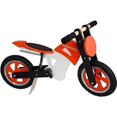 Kiddimoto Scrambler Balance Bike, Orange 