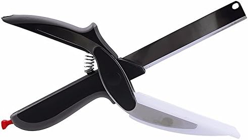 2-in-1 Food Chopper Smart Scissors Cutter - Replace your Kitchen Knives and Cutting Boards