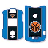 Official NBA Team Logo Motorola RAZR Snap on Shield Cover for - V3, V3c, V3i, V3m - New York Knicks