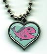 Hand Made Womens Retro 'FISH' Chain Necklace Pendant