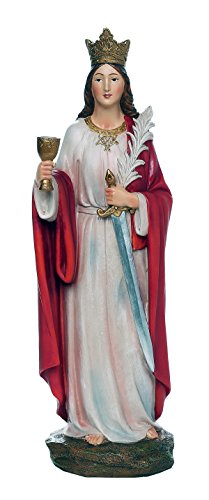 Pacific GiftwareSaint Barbara Great Martyr Barbara Catholic Religous Figurine Sculpture 12 Inch