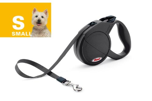flexi Hundeleine Classic Compact 1 5 m bis 15 kg, schwarz Preisvergleich