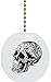 Skull Carvings Solid Ceramic Fan Pull
