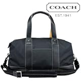 (コーチ）COACH ボストンバッグ [トランス ナイロンジム] F70424 GM/BK　ブラック [プレート付き] コーチ ボストンバッグ