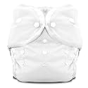 Thirsties Duo Diaper Snap, White, Size Two (18-40 lbs)
