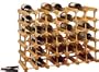 J.K. Adams MWR-40 Hardwood 40-Bottle Wine Rack, Natural