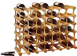 J.K. Adams MWR-40 Hardwood 40-Bottle Wine Rack, Natural