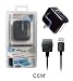 Digitunes Dual Charger with USB and Swivel-Plug AC Charger for iPad, iPhone & iPod (CCM®)