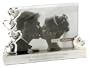 Personalised Wedding Gift Glass & Silver Hearts Photo Frame 6 x 4" Engraved