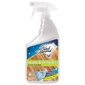 Black Diamond Wood and Laminate Floor Cleaner with PS3, 32 oz.