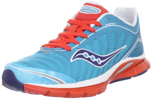 SAUCONY Pro Grid Kinvara 3 Damen Laufschuhe, Blau/WeiÃ?/Rot, 38.5