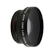 Merkury Innovations CL-52WB 52mm High Definition 0.45X Wide Angle Lens (Black)