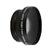 Merkury Innovations CL-52WB 52mm High Definition 0.45X Wide Angle Lens (Black)
