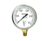 長野計器 圧力計 GS52-131 0.1MPa A枠 100φ G3/8 JIS1.6級
