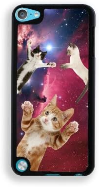 Hipster Flying Space Cats iPod Touch 5 Case - Fits ipod 5/5G