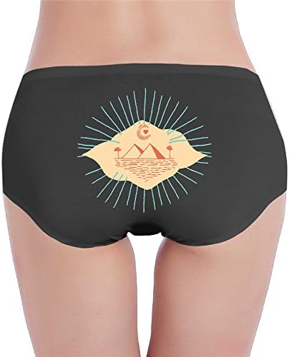 Pyramid Pattern Cartoon Women's Low-Waist Comfort Seamless Briefs