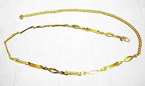 QUALITY ACCESSORY Golden Great Looking Styled Chain Link Belt