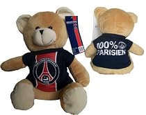Doudou Bébé Enfant Peluche Nounours Ours PSG PARIS SAINT GERMAIN " Mascotte Maillot 100% Parisien " Taille 15cm