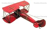 1917 WWI Fokker Red Baron War Airplane Model Toy Tin
