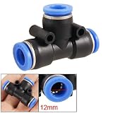 Buy Amico 12mm to 12mm Push in to Connect Tee Pneumatic Fitting by uxcell