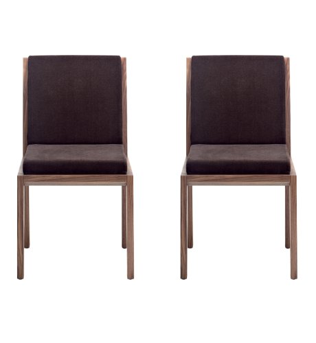 Autograph Mercer Upholstered Dining Chairs Brown