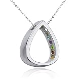 Cheap Sterling Silver Multi-Gemstone-Accent Pear-Shaped Pendant, 18" .Buy Cheap Price Sterling Silver Multi-Gemstone-Accent Pear-Shaped Pendant, 18" Click
