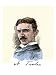 Inventor Nikola Tesla, with His Signature Giclee Poster Print, 18x24