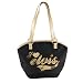 All Products : I Love Elvis Black and Gold Handbag/Tote