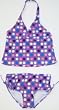 Girls Purple/Multi Dots Two-Piece Tankini Swimsuit by In Gear. Sizes 4/5 to 14/16.