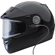 Scorpion Snow Ready Electric EXO-400 Snocross Snowmobile Helmet - Gloss Black