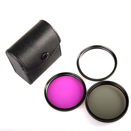 58mm 3-PC Filter Kit for Canon Rebel XSi XT T1i 18-55mm & More!