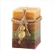GOLDEN SPICE SCENT SMALL GIFT SCENTED PILLAR WAX CANDLE