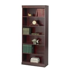 Safco Veneer Bookcase Optional Trim Kit, 36-Inch W, mahogany