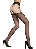 sheer suspender pantyhose