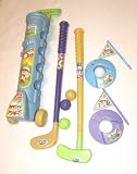 Children's First Golf Set: Clubs, Bag, Balls, Practice Holes and Flags. By Jinbao