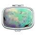 Opal Gemstone Picture (Image Only) Rectangle Pill Case Trinket Gift Box
