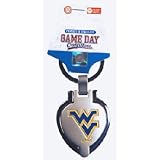 NCAA West Virginia Mountaineers Metal Heart Locket Keychain
