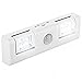 Wireless Motion Sensor Light, 8 LED Stick On Lightcontrol Night Light Battery Operated Step Light for Cabinet Drawer Staircase Workshop Basement Garage (1 Pack)