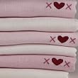 Lollipop Lane - Muslin Squares - Pink Love and Kisses - 6 Pack