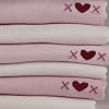 Lollipop Lane - Muslin Squares - Pink Love and Kisses - 6 Pack