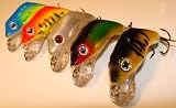 5 Custom Frog Lures - Plugs Crankbaits Fishing Set FR
