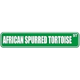  AFRICAN SPURRED TORTOISE ST  STREET SIGN