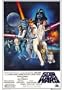 Star Wars Movie Poster 70's One Sheet Artwork, 24"x36"