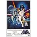 Star Wars Movie Poster 70's One Sheet Artwork, 24"x36"